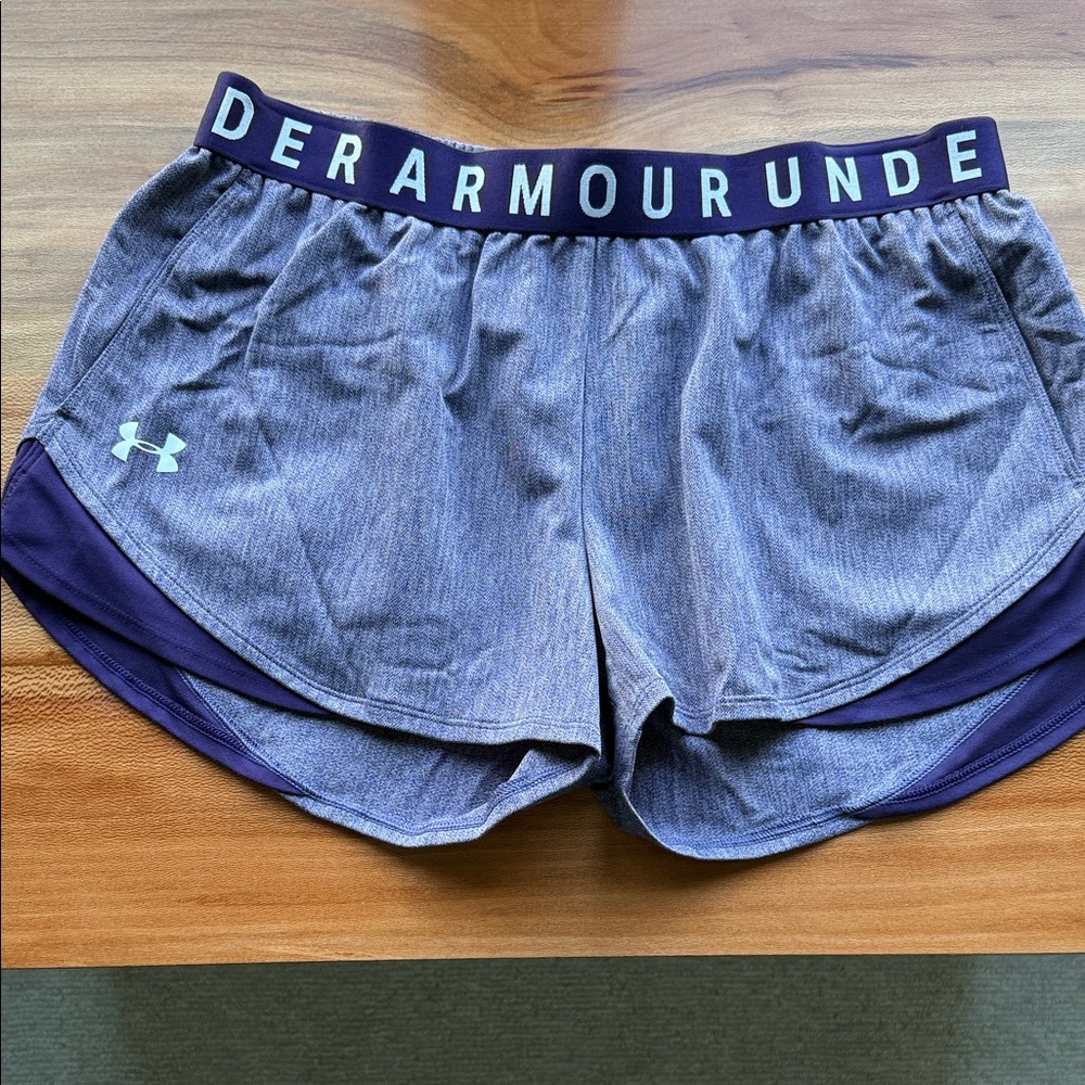 Under Armour Women's Athletic Shorts in Purple
